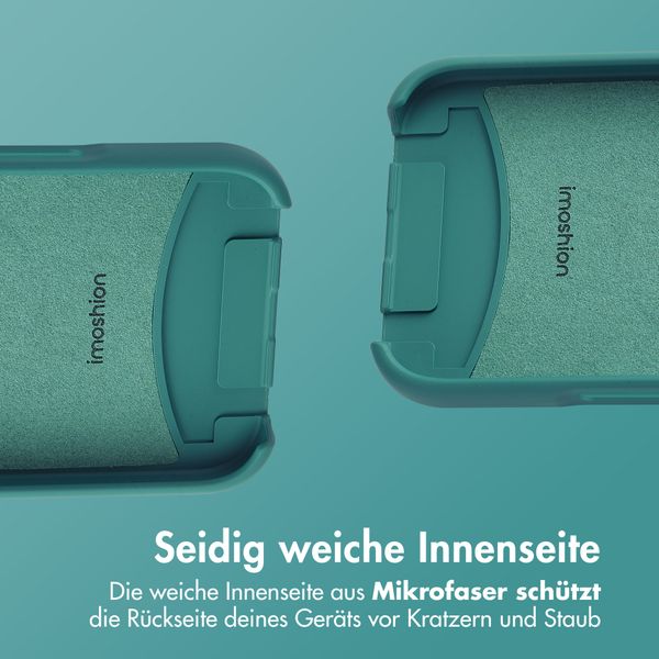imoshion Color Backcover mit abnehmbarem Handykette und MagSafe Apple iPhone 16 Pro - Dunkelgrün