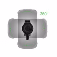 Fixed Bikee 2 – Handyhalterung für Fahrrad – 360 Grad drehbar – Universell – Schwarz