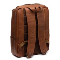 The Chesterfield Brand Rich Laptop Rucksack 15-15.6 Zoll - Echtes Leder - Cognac