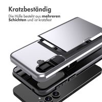 imoshion Backcover mit Kartenfach für das Samsung Galaxy A55 - Grau