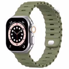 Accezz Ocean Armband für Apple Watch Series 1 - 11 / SE / Ultra (44/45/46/49 mm) - Khaki