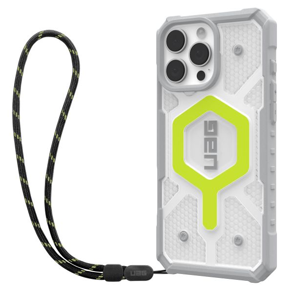 UAG Pathfinder Back Cover MagSafe mit Armband für das iPhone 16 Pro Max - Active Neon