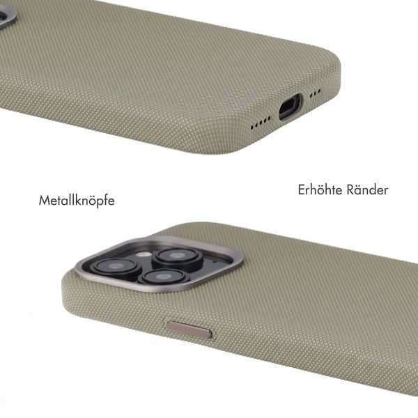 Accezz Mesh Backcover mit MagSafe Apple iPhone 15 Pro - Dunkelgrau