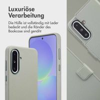Accezz 2-in-1 Klapphülle aus Leder mit MagSafe Samsung Galaxy A36 / A56 - Light Grey