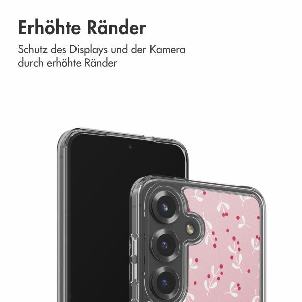 imoshion Design Hülle Samsung Galaxy S25 - Berries Blush