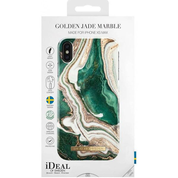 iDeal of Sweden Golden Jade Marble Fashion Back Case für das iPhone Xs Max