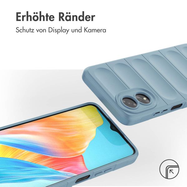 imoshion EasyGrip Back Cover für das Oppo A18 / Oppo A38 - Hellblau