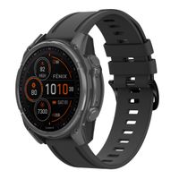 imoshion QuickFit® Line Silikonarmband für die Garmin Watch | 20 mm Anschluss - Schwarz