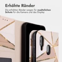 imoshion Design Klapphülle Samsung Galaxy A20e - Beige Graphic