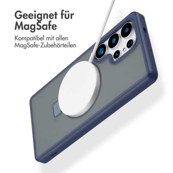 Accezz Ring Stand Backcover mit MagSafe Samsung Galaxy S25 Ultra - Blau