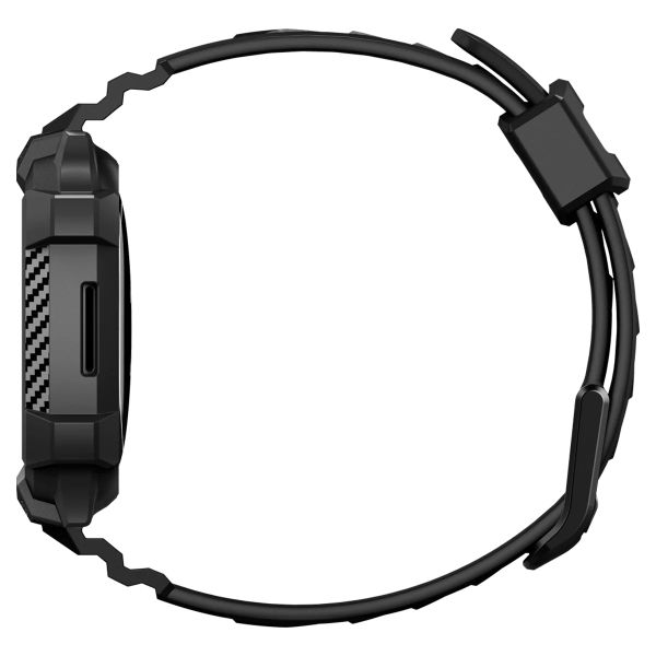 Spigen Rugged Armor™ Pro Case für die Fitbit Versa 4 / Sense 2 - Schwarz