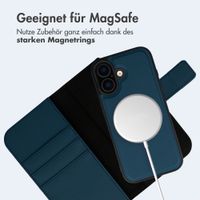 imoshion Herausnehmbare 2-in-1 Luxus-Bookcase Apple iPhone 16 - Blau