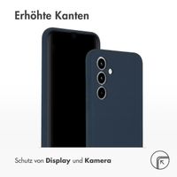 Accezz Liquid Silikoncase für das Samsung Galaxy A35 - Dunkelblau