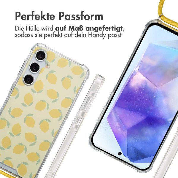 imoshion Design Hülle mit Band Samsung Galaxy A55 - Citrus Dream