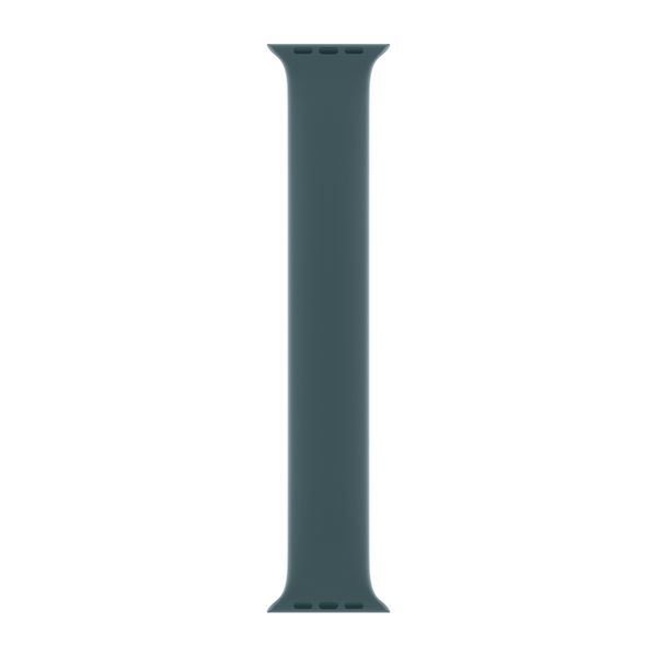 Apple Silikon Solo Loop für  Apple Watch Series 1 - 11 / SE / Ultra (44/45/46/49 mm) - Größe 5 - Lake Green