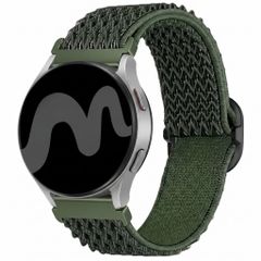 imoshion Elastisches Nylonarmband -   Universelle 22 mm Anschluss - Dunkelgrün
