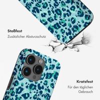 Selencia Vivid Tough Back Cover mit MagSafe für das iPhone 15 Pro Max - Wild Spots Light Blue