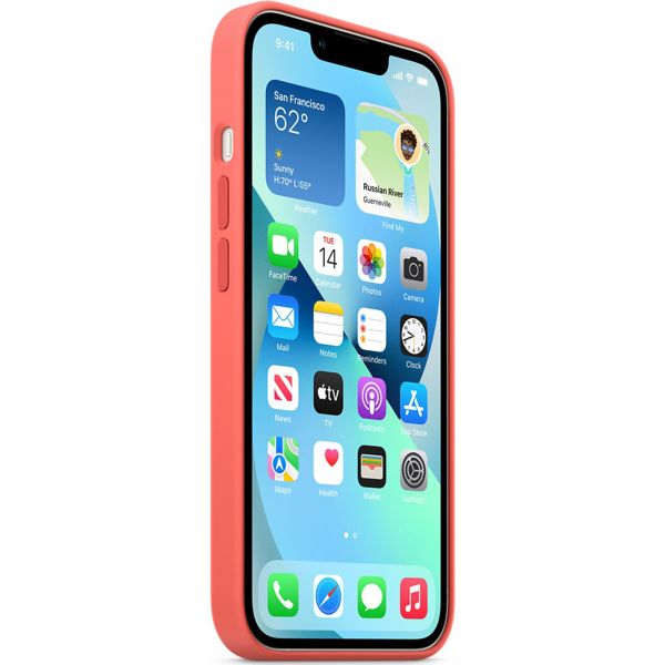 Apple Silikon-Case MagSafe Apple iPhone 13 - Pink Pomelo