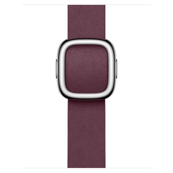 Apple Modern Buckle FineWoven für das  Apple Watch Series 1 t/m 9 / SE (38/40/41 mm) | Series 10 / 11 (42 mm) - Größe M - Mulberry