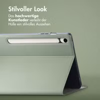 Accezz Classic Tablet Case Samsung Galaxy Tab S10 Ultra / Tab S9 Ultra - Grün