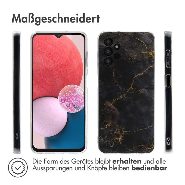 imoshion Design Hülle Samsung Galaxy A13 (4G) - Black Marble