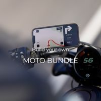 SP Connect Moto Bundle LT mit Universal Interface SPC+ Motorrad-Handyhalterung - Schwarz