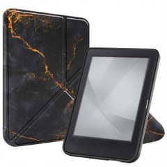 imoshion Design Klappbare Klapphülle Kobo Clara Colour / BW - Black Marble