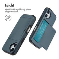imoshion Backcover mit Kartenfach Apple iPhone 17 - Dunkelblau