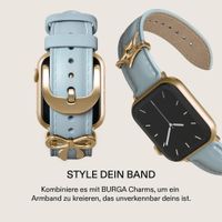 Burga Armband aus echtem Leder für Apple Watch | 38/40/41/42 mm - Dream / Gold
