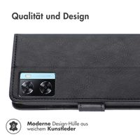 imoshion Luxuriöse Klapphülle für das Oppo A57(s) - Schwarz