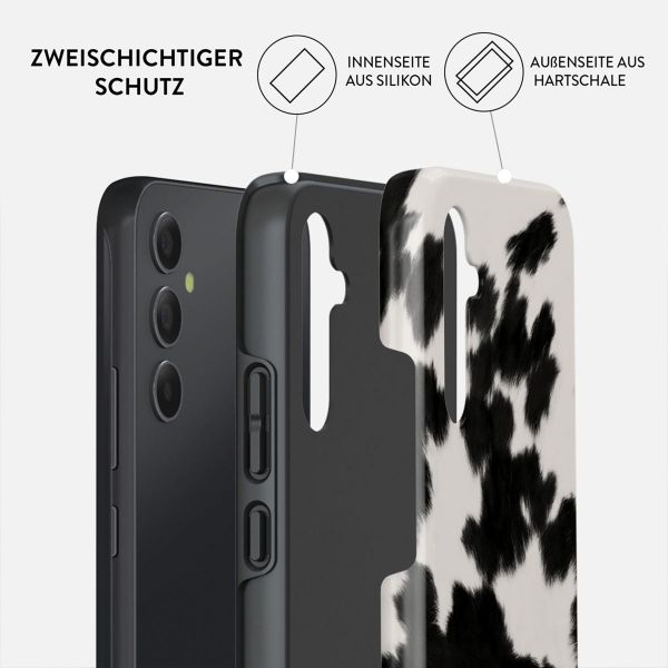 Burga Tough Back Cover für das Samsung Galaxy A34 (5G) - Achromatic