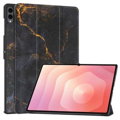 imoshion Design Trifold Klaphülle Samsung Galaxy Tab S11 Ultra - Black Marble