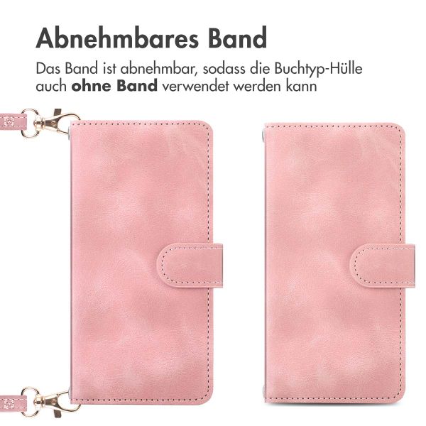 imoshion Klapphülle mit Kordel Samsung Galaxy S25 FE - Rosa