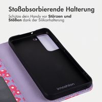 imoshion Design Klapphülle Samsung Galaxy S22 - Dusty Rose Blossoms