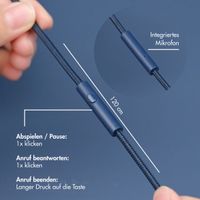 imoshion Kinderkopfhörer mit AUX-Kabel - Dezibelbegrenzer - Denim Blue