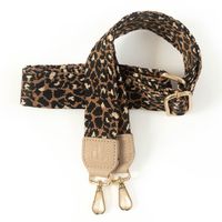 Dutchies Phone Strap - Verstellbare Universal-Telefonkordel - African Leopard / Beige