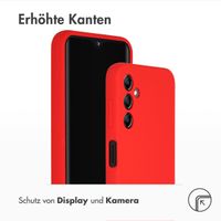 Accezz Liquid Silikoncase für das Samsung Galaxy A14 (5G) - Rot