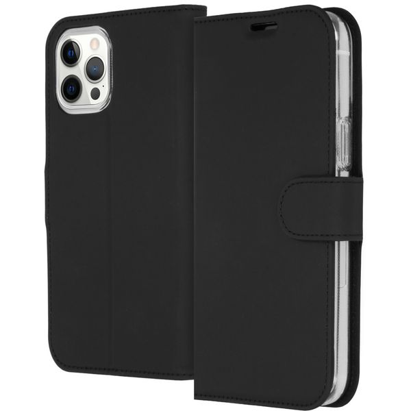 Accezz Wallet TPU Klapphülle für das iPhone 12 Pro Max - Schwarz