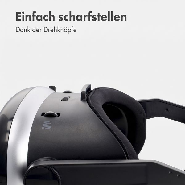 imoshion Virtual-Reality-Brille mit Bluetooth-Kopfhörern - Schwarz