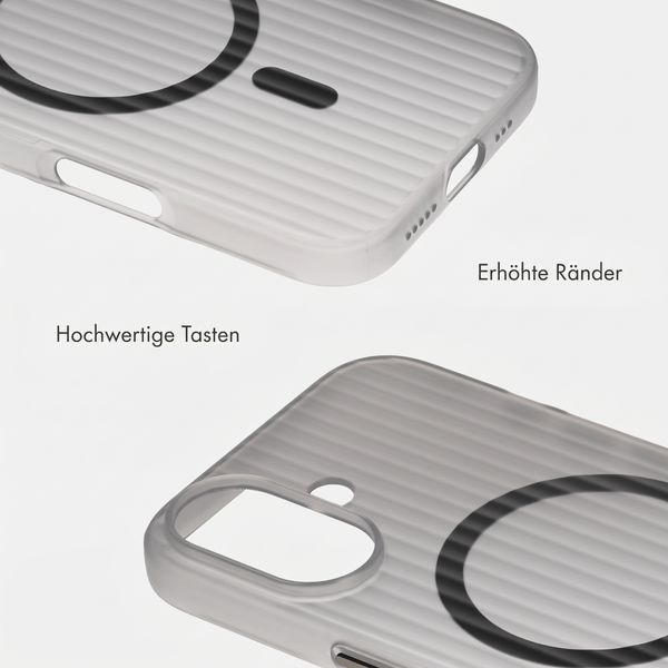 Accezz Lite Backcover mit MagSafe | Fluted | Apple iPhone 17 - Matte Black