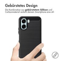 imoshion Brushed Back Cover Oppo A6x (4G/5G) - Schwarz