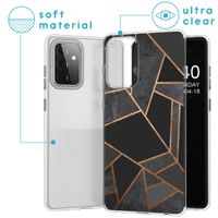 imoshion Design Hülle für das Samsung Galaxy A72 - Black Graphic