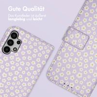 imoshion Design Klapphülle Samsung Galaxy A32 (5G) - White Daisy