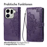 imoshion Mandala Klapphülle Oppo Find X9 Pro - Violett