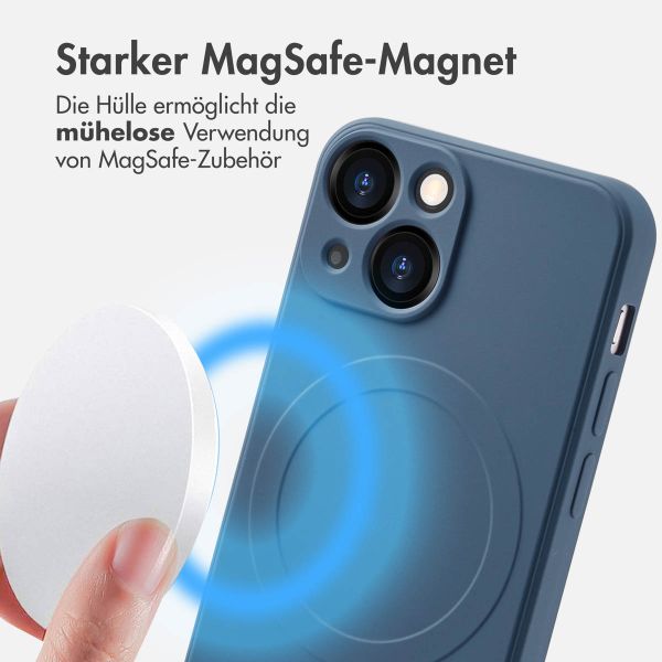 imoshion Color Back Cover mit MagSafe Apple iPhone 13 Mini - Dunkelblau