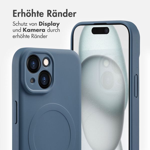 imoshion Color Back Cover mit MagSafe Apple iPhone 15 - Dunkelblau
