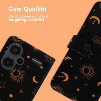 imoshion Design Klapphülle für das Xiaomi Redmi Note 13 Pro Plus (5G) - Sky Black