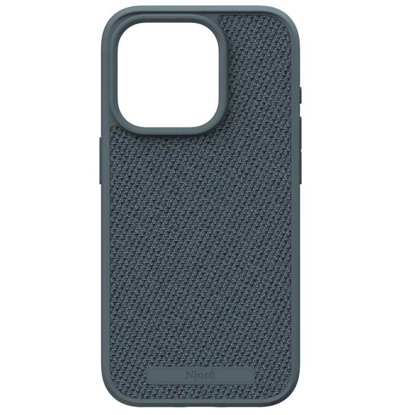 Njorð Collections Fabric MagSafe Case für das iPhone 15 Pro - Dark Grey