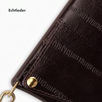 Selencia Nova Echtleder Backcover mit Kartenhalter Apple iPhone 14 / 13 - Dark Chocolate
