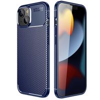 imoshion Carbon-Hülle für das iPhone 14 Plus - Blau